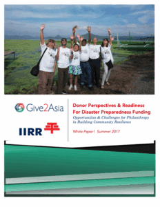Donor Perspectives and Readiness For Disaster Preparedness Funding Report Cover